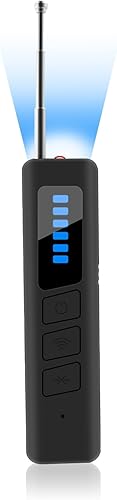 Detector de cámara oculta, detector de cámara antiespía alimentado por IA, escáner de señal inalámbrico para oficinacochebañohotel. Cuenta con 5