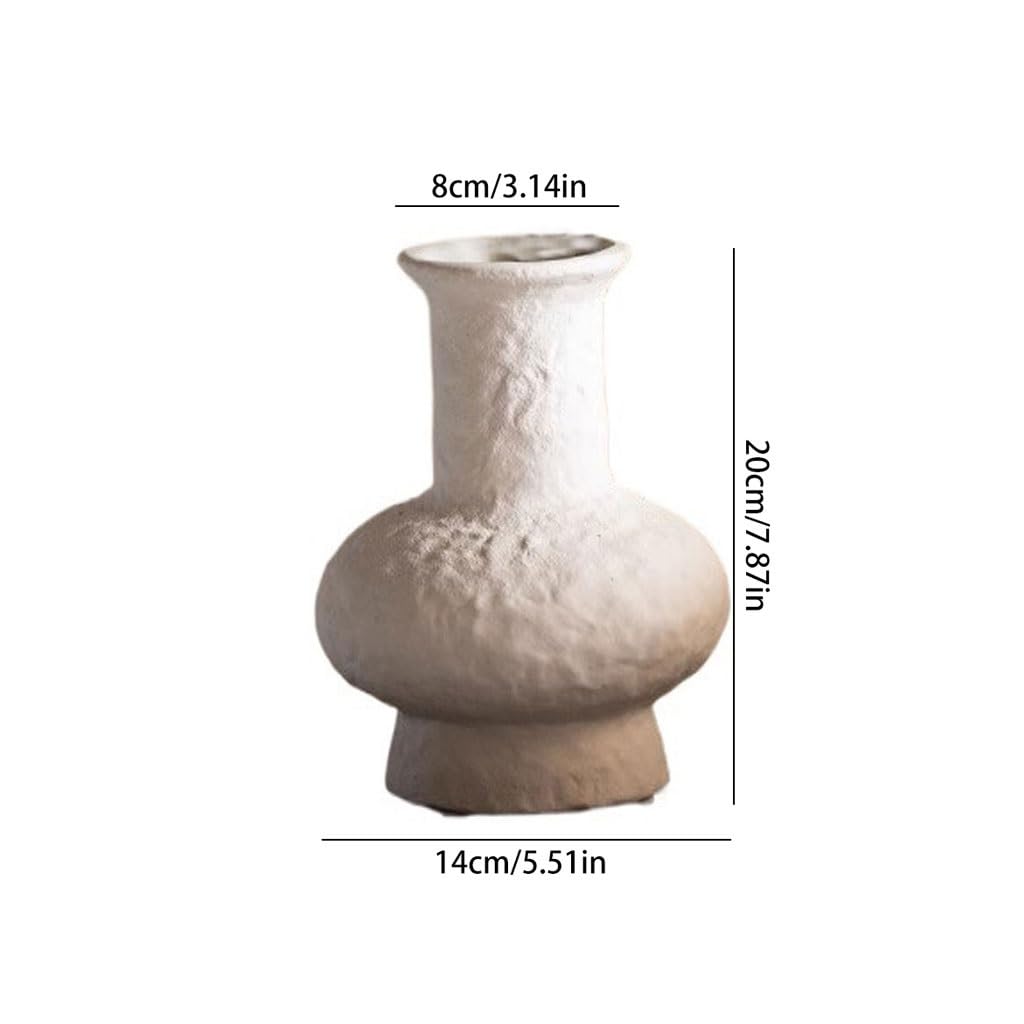 Blumenvase Einfaches Zen-Blumenarrangement, Trockenblumen, Blumengefäß Aus Keramik, Vasen-Ornamente for Die Arbeitsplatte Im Wohnzimmer Wohndeko