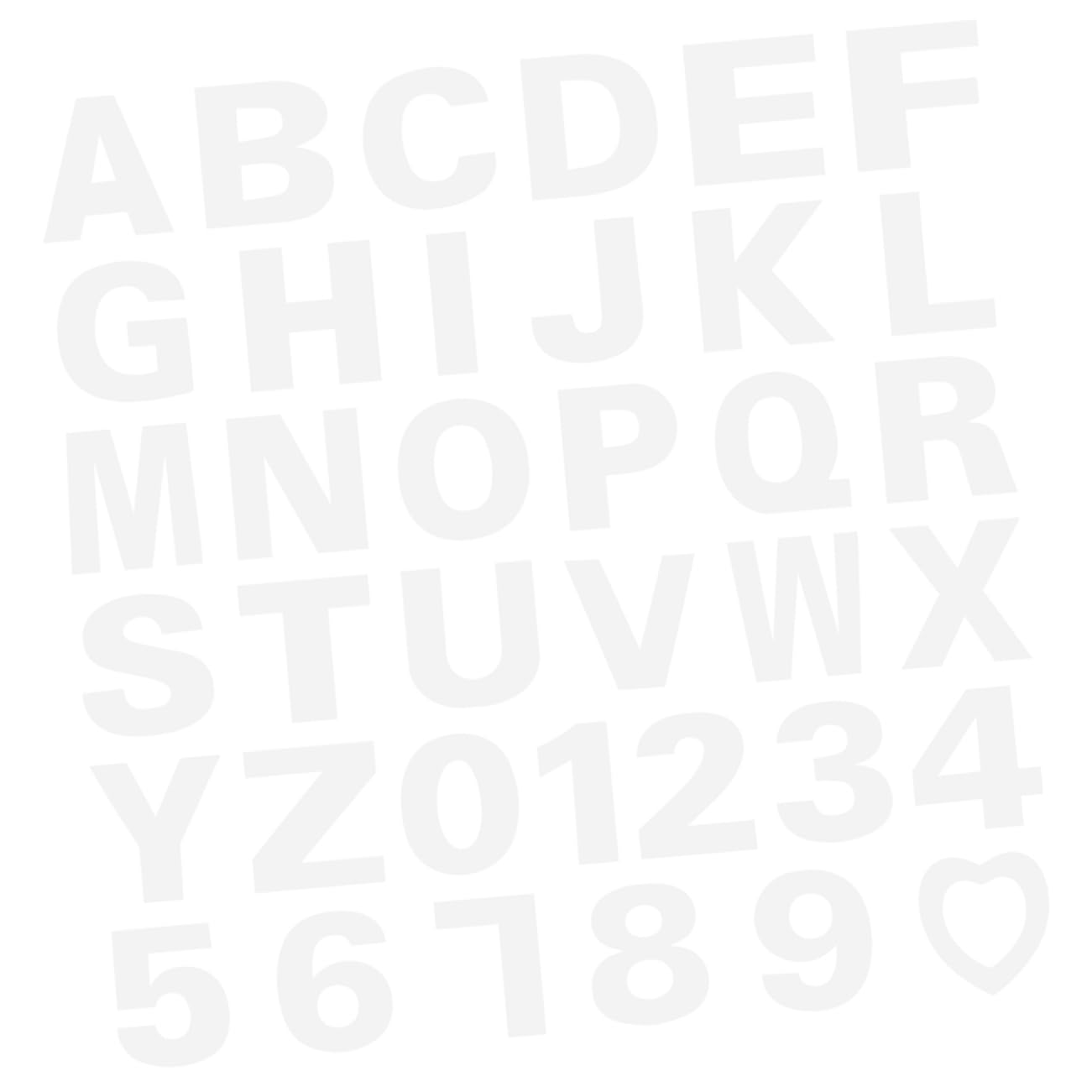 Hemobllo 37Pcs Alphabet and Number Cake Stencils Baking Tools for Easy Decoration for DIY Cakes Cookies and Crafts Lightweight and Reusable Templates