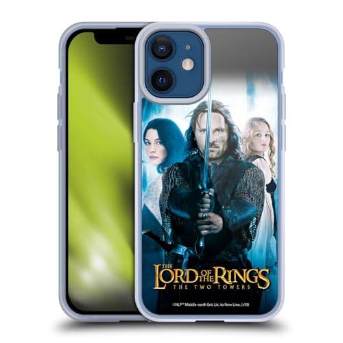 Head Case Designs Officially Licensed The Lord of The Rings The Two Towers Aragorn Posters Gel Case [Military Grade Protection] Compatible with Apple iPhone 12 Mini