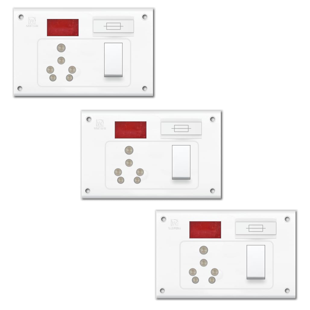 5-in-1 Switch Socket Combined, 16A, Polycarbonate, White, with Indicator Light (2)-image-27