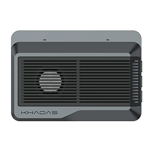 Khadas Edge2 ARM PC Pro Mini PC Single Board Computer RK3588S SoC 8?core CPU and 4?core GPU,6 Tops NPU,Small Portable Compact Desktop Computer 16GB RAM 8K HD Display&Decoder, 4K UI & Wi-Fi 6, BT 5.0
