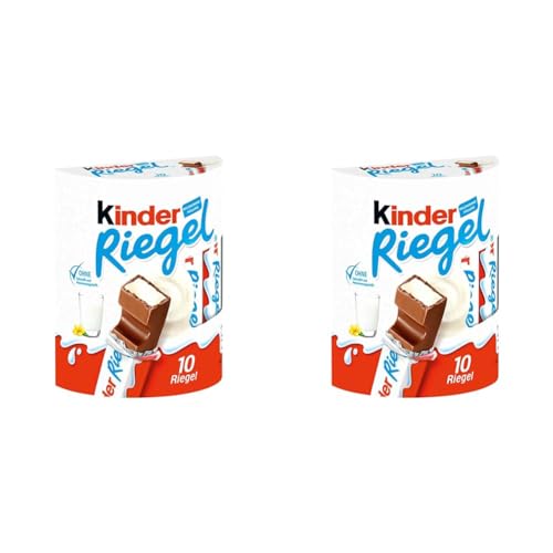 Kinder Riegel, 10 Riegel, 210g (Packung mit 2)
