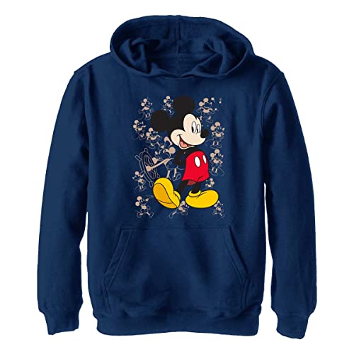 Disney Many Mickeys hoodie athlétique garçon sweat capuche imprimé mode