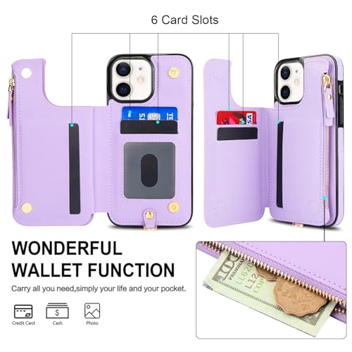 Coque iPhone 12 Mini avec fermeture éclair et protection écran - 3