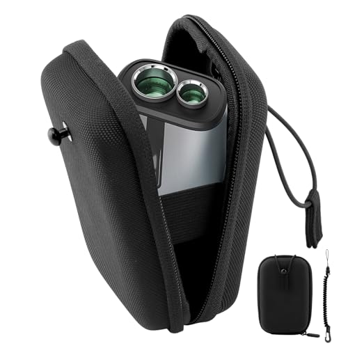 Golf Rangefinder Case Hard Golf Range Finder Case Box Universal Range Finders Portable Carry Bag for Most Rangefinders with a Lanyard