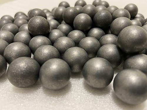 Alien Play 68 Caliber Self Defense Balls 100 Counts 7.1 Grams Hard and Powerful Aluminum Ammo Non-Lethal Solid .68 Cal Paintball Projectiles Fit for Byrna SD, HD and LE (Metallic Grey, Aluminum)