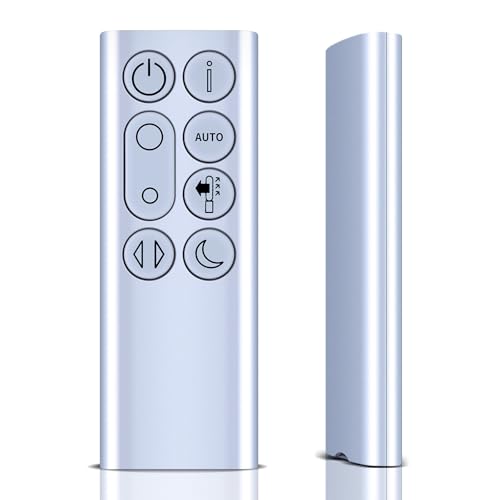 WKOLF Neue Ersatzfernbedienungsset für Dyson Ventilator TP04 DP04 TP06 TP07 TP09 TP4A TP4B Nicht für andere Modelle Silber