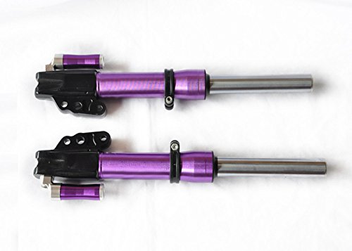 GOWE Jedna para 430 mm amortyzator gazowy uniwersalny amortyzator motocyklowy fioletowy [JW374]