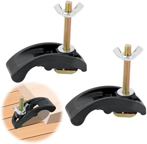 CDIYTOOL T-Gleis Klemmen Set - 2 Stück M6 Halteklemmen Für CNC Fräsmaschinen