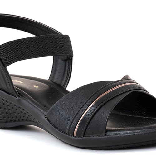 Image of Khadim's 6511296 Lightweight Durable Extra Soft Trendy Premium Stylish Casual Slingback Heels For Women