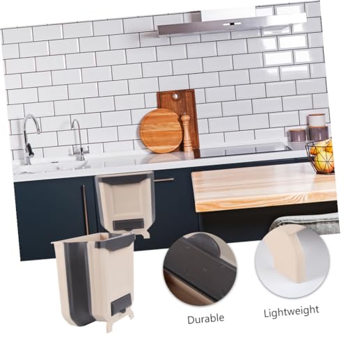 Contenedor compacto colgante de basura para cocina miniatura 7