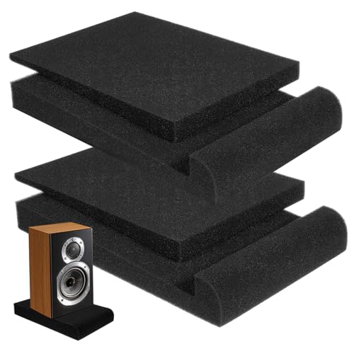 2 piezas de almohadillas de aislamiento acústico de espuma para reducción ligera para estudio en casa y oficina, fáciles de instalar y reutilizables miniatura 1