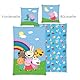 Herding Bettwäsche Peppa Pig, Kopfkissenbezug 80 x 80 cm mit Wende-Motiv, Bettbezug 135 x 200 cm, Mit Reißverschluss, 100% Baumwolle/Renforcé