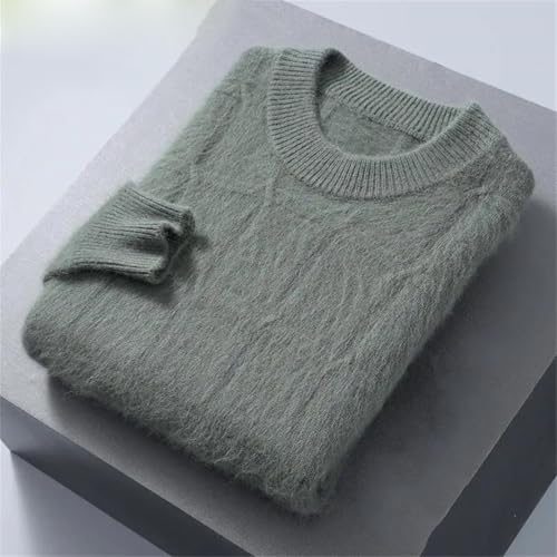 Rfmfkkg Men's Cashmere Sweater Thick O-Neck Pullovers Cashmere Knitwear Long Sleeve Comfy Sweater2