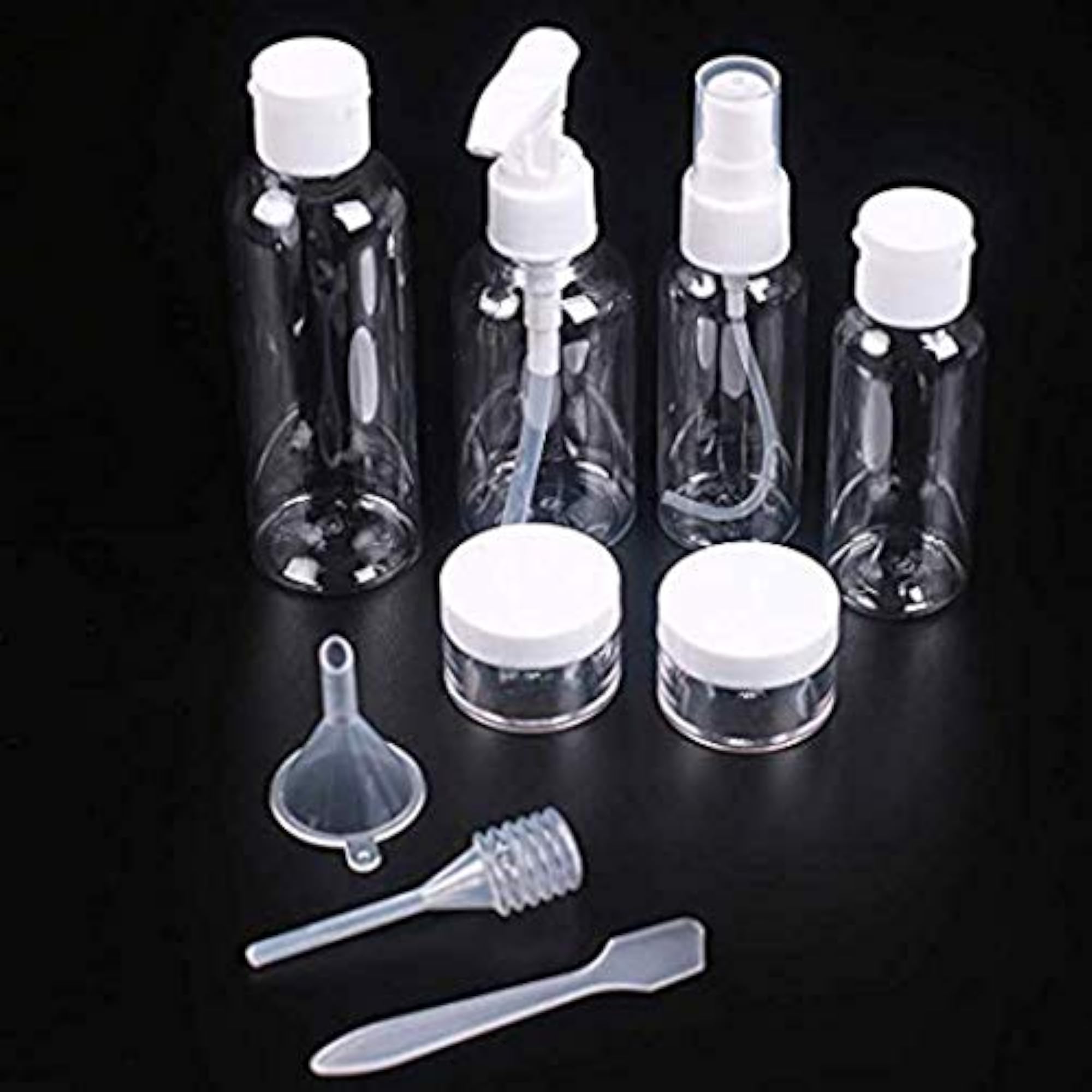 Plastic Travel Bottles Toiletries Liquid Containers