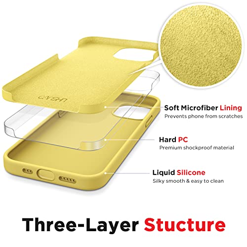 CANSHN Silicone Liquido Custodia Cover per iPhone