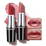 El Lipstick Brillante MetáLico es rico en una variedad de ingredientes naturales, sin conservantes añadidos, vegano, barra de labios permanente mantiene la piel de los labios hidratada durante mucho tiempo, cuidado de la piel de los labios