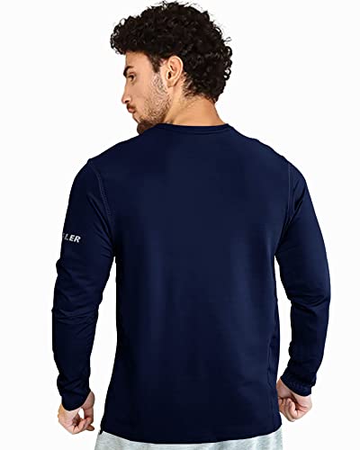 Image of EYEBOGLER Men's Full Sleeve Sports T-Shirt | Athletic Activewear for Running, Gym, Workout, Training & Outdoor Activities