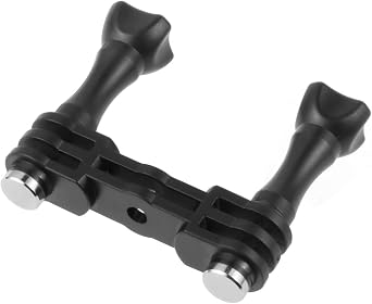Double Connection Mounting Vertical Bracket Adapter Compatible with GoPro Action Camera Photography Accessories