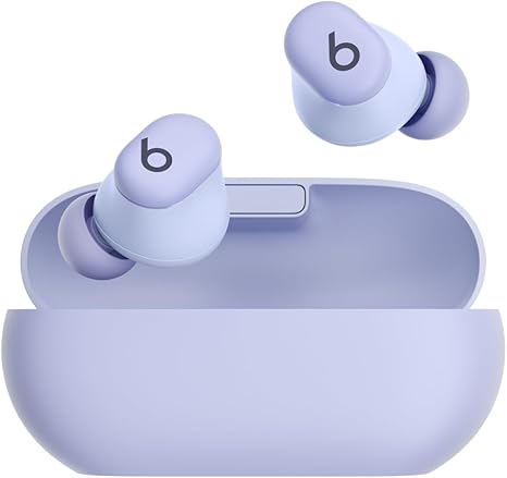 Beats Solo Buds Bluetoothワイヤレスイヤフォン - 最大18時間の再生時間、AppleとAndroidで互換性、内蔵マイク - アークティックパープル