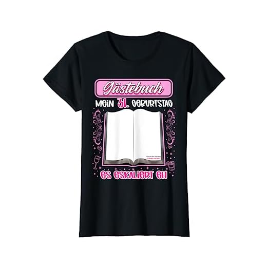 Mi libro de visitas de 31 cumpleaños para firmar 31 años Camiseta