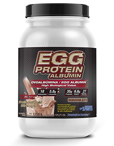 Proteínas, EGG PROTEIN: Ovoalbúmina clara de huevo 1,750gr (CHOCOLATE)