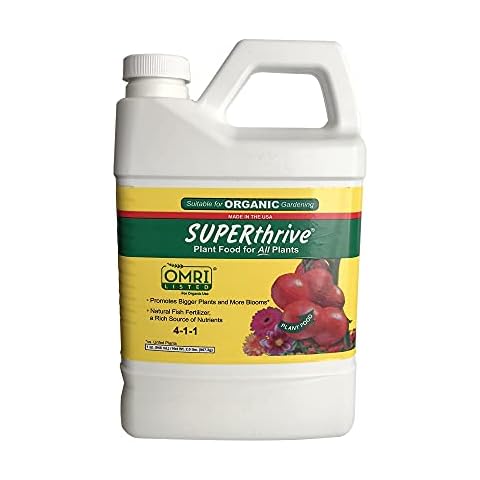 SUPERTHRIVE Plant Food 4-1-1 32 oz. Certified Organic, OMRI listedNew Cover