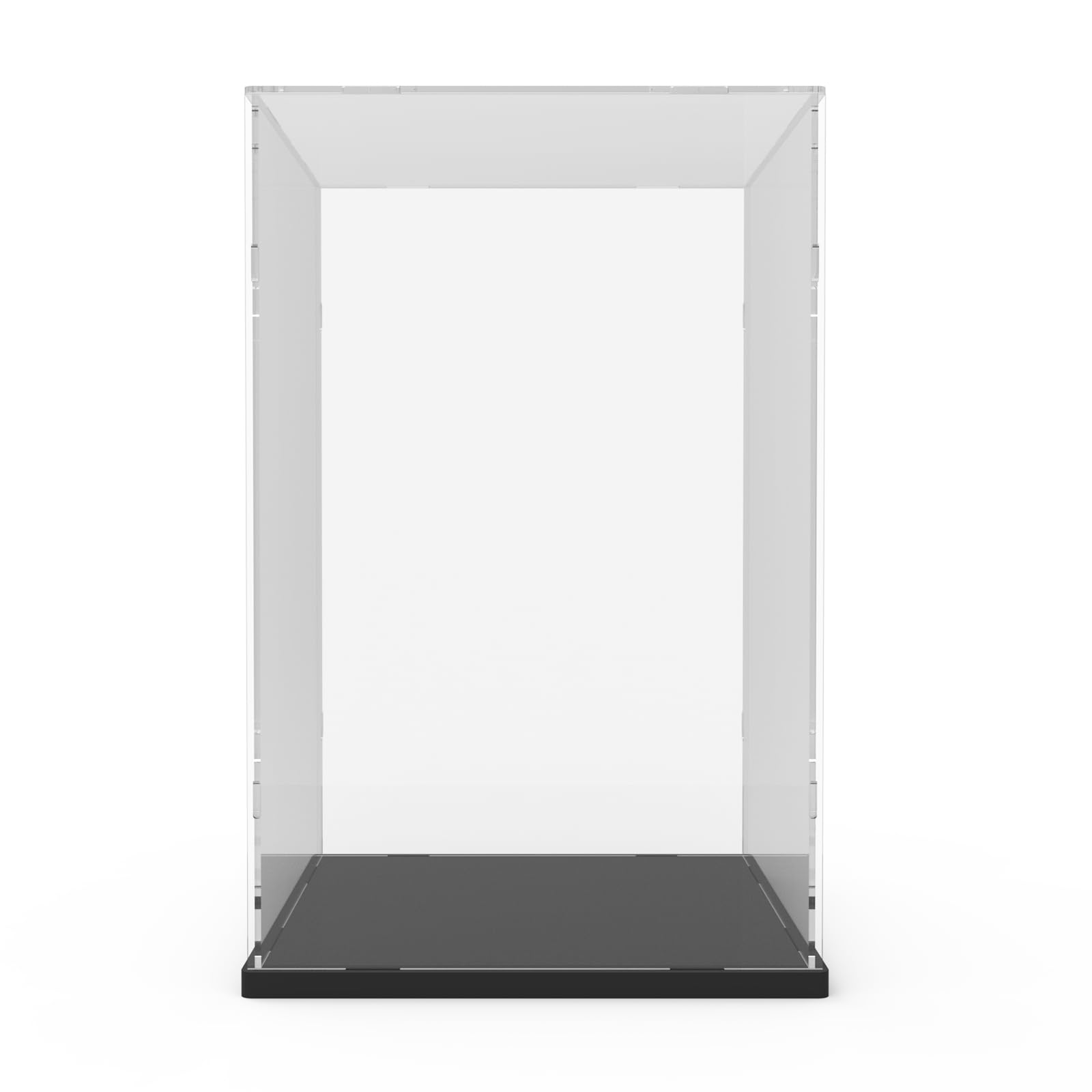 Vetrina Acrilico Teca Plexiglass per Lego 43020 Trofeo FIFA | Vetrina Espositiva per Collezionismo, per Lego 76344,76350,76463,75398,77072, Scatola Plexiglass Antipolvere, Nero,25x25x40cm