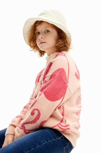 Desigual Girl Flat Knit Pullover Long Sleeve3