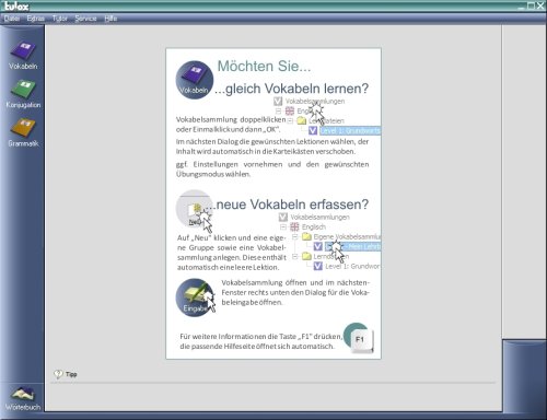 tulox Sprachtrainer Französisch - Vokabeltrainer, Konjugations- und Grammatiktrainer inklusive großem Wörterbuch mit 90.000 fremdsprachlichen vertonten Vokabeln
