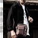 Imagen de BAIGIO Bolso de hombro de cuero para hombre