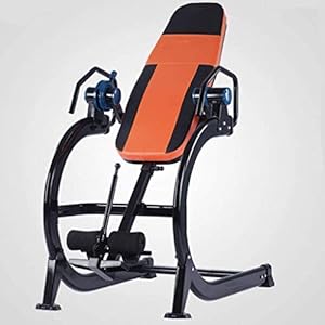 Deluxe Inversion Table with Adjustable Head Pillow & Lumbar Support Pad Inversion Chair, Home Exercise/Fitness Equipment Inversion Chair, Inversion Bench Idea for Workout, Fitness