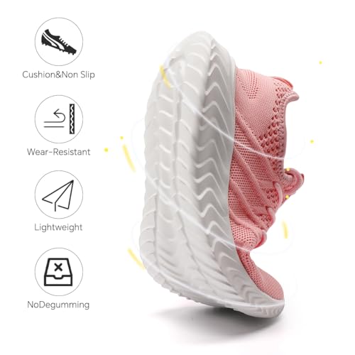 Image of Women's Tennis Running Walking Shoes Slip on Casual Non Slip Athletic Workout Gym Sneakers Fashion Lightweight Breathable Mesh Jogging Work Sports Outdoor Shoe