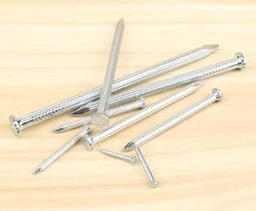 Clavos de acero para construcción y carpintería, alta dureza, superficies galvanizadas, varios tamaños (16mm a 100mm) miniatura 4