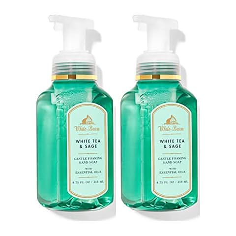 Bath & Body Works White Tea & Sage Foaming Hand Soap Cover