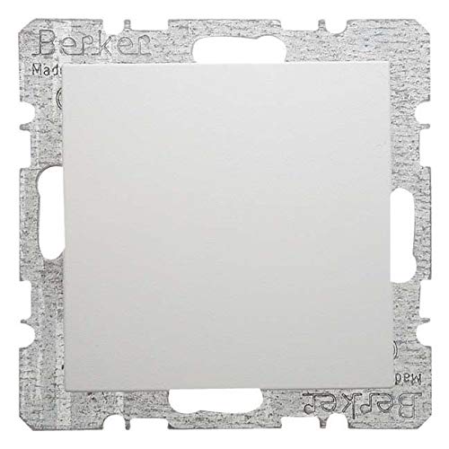 Preisvergleich Produktbild Hager S1 BERK Blindverschluss 6710098989 polarweiss glänzend