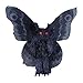 Taloit - Peluche gotico mothman, con occhi rossi luminosi e farciti in peluche, decorazione per la porta di casa e la porta, regalo per bambini, amici, 20,3 x 22,9 cm