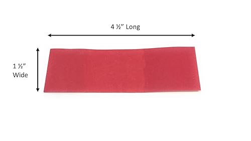 Miniatura 2 de N. F. String & Son - Servilleteras de papel rojo con pegamento autosellante, paquete de 25 unidades (rojo, 25)