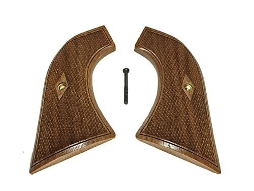 Walnut Checkered Ruger Super Blackhawk Grips