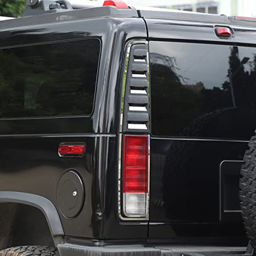 Cubierta de luz trasera para Hummer H2, acabado de acero inoxidable duradero 5