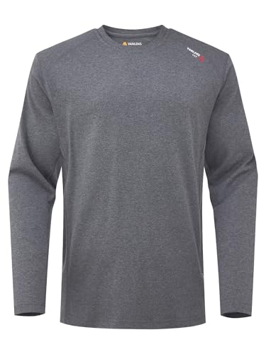 Image of VANLENS FR Shirts for Summer 5.5OZ Lightweight Breathable Vented Mesh Flame Resistant Long Sleeve Crew T-Shirt CAT2