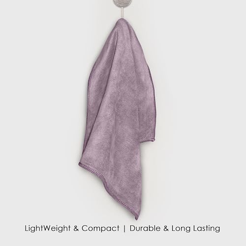 Image of HOUSSE Premium Hand Towel | Microfiber | Super Soft & Quick Dry | Home, Gym, Yoga, Fitness & Weight Lifting | Ultra Absorbent | 550GSM, 60x40cm [2-Pack] (Anthler)