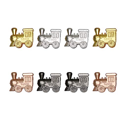 Marcadores tren para dominó Mexican Train juego x8 miniatura 6