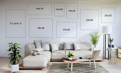 Kate and Laurel Custom Printed Framed Canvas Wall Art, 16x20 Natural, Sylvie Personal Canvas Print with Your Photos for Bedroom or Living Room Gallery Wall Decor | Printed and Hand Framed in the USA - Image 4