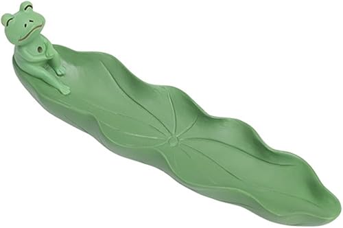 Altsuceser Soporte para quemador de incienso soporte de incienso de resina en miniatura de hojas de animales soporte de incienso reutilizable para