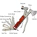 Camping Gear Multitool, Cool & Unique Birthday Gifts for Men Dad Husband Boyfriend, 18-in-1 Survival Gear for Outdoor Hunting Hiking, Emergency Escape Tool with Axe,Hammer,Plier,Knife,Bottle Opener