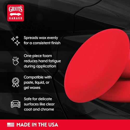 image for Griot's Garage Griot's Garage Hand Wax Applicators, Foam Car Deta