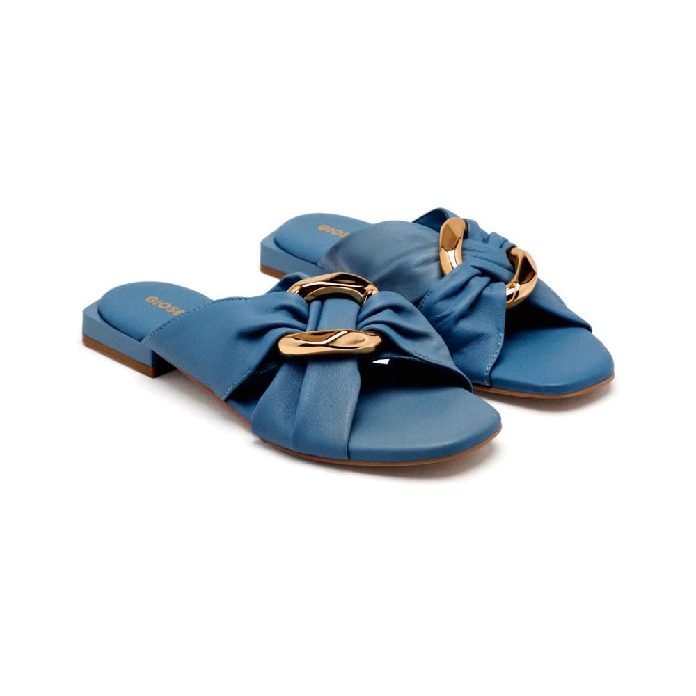 GIOSEPPO Womens Killingly Flat Sandal, Blue, 6.5 UK