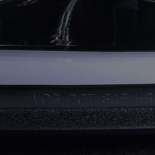 Spec-D Tuning 2LHP-IPA06G-TM Chevy Impala Monte Carlo Glossy Black LED DRL Bar Projector Headlights